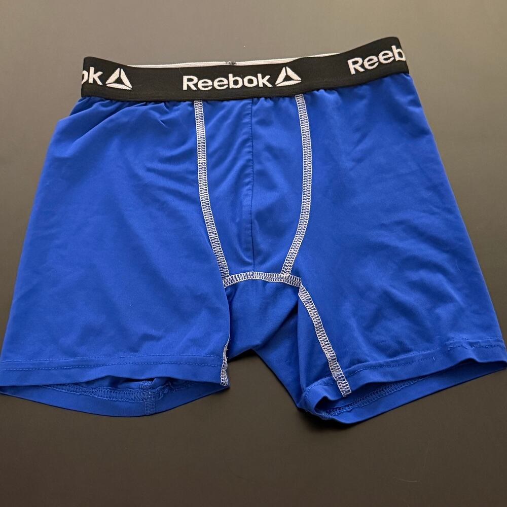 Reebok Boy's Size Small Blue Performance Athletic Boxer Briefs Underwear